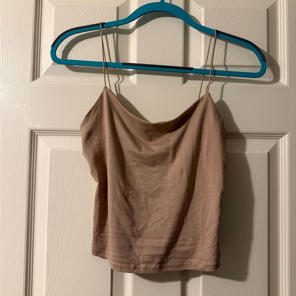 Gaze Tan Cami Top